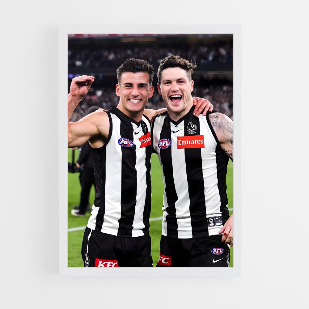 Poster Victoire Magpie – affiche Football australien (vue 3)
